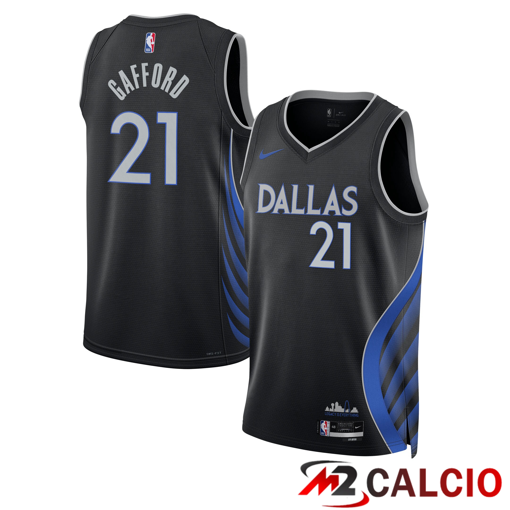 Maglie Swingman Nike City Edition 2025/26 Dei Dallas Mavericks - Nera - Daniel Gafford - Unisex Maglie Swingman Nike City Edition 2025/26 Dei Dallas Mavericks - Nera - Daniel Gafford - Unisex