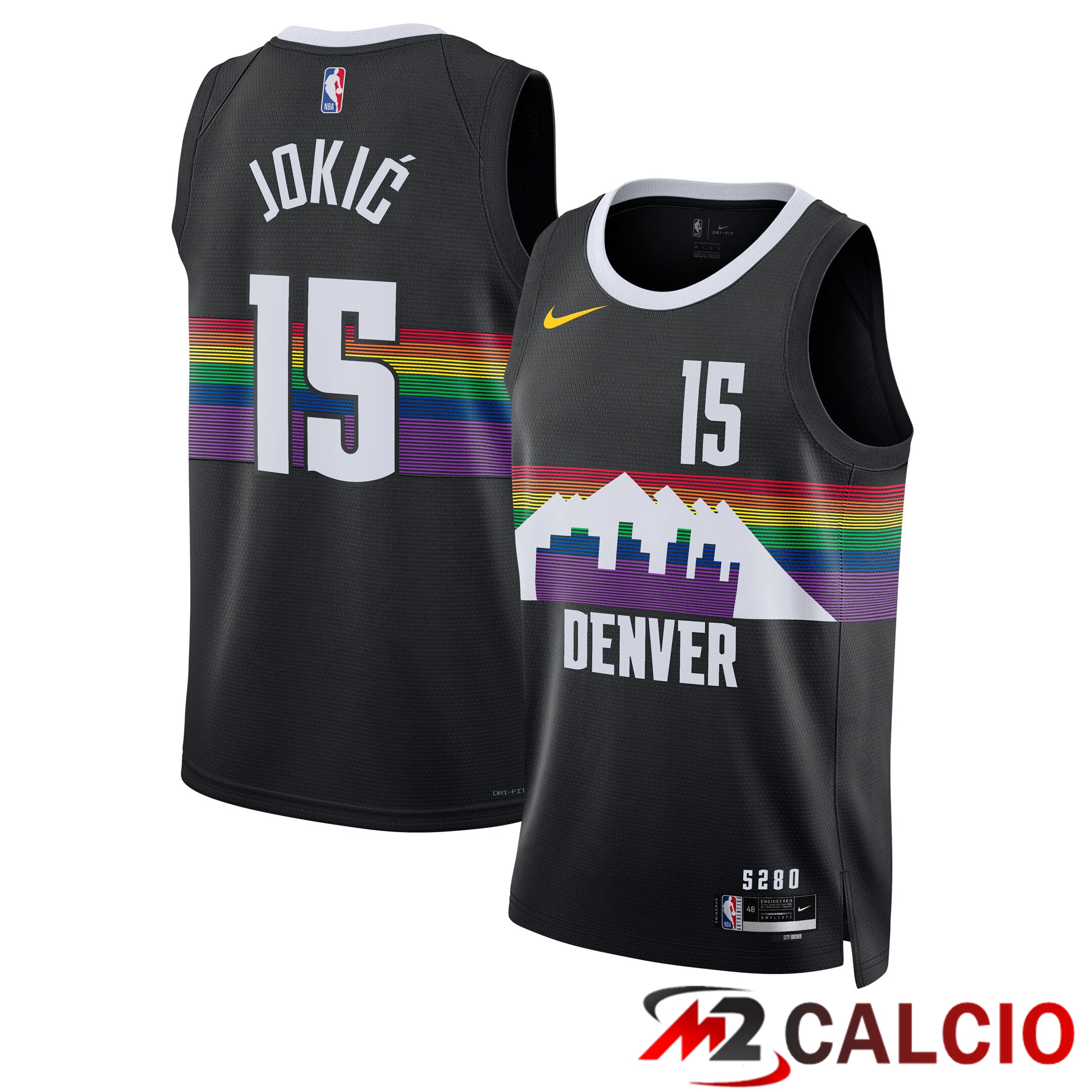 Maglie Denver Nuggets Nike 2025/26 City Edition Swingman - Nera - Nikola Jokić - Unisex Maglie Denver Nuggets Nike 2025/26 City Edition Swingman - Nera - Nikola Jokić - Unisex