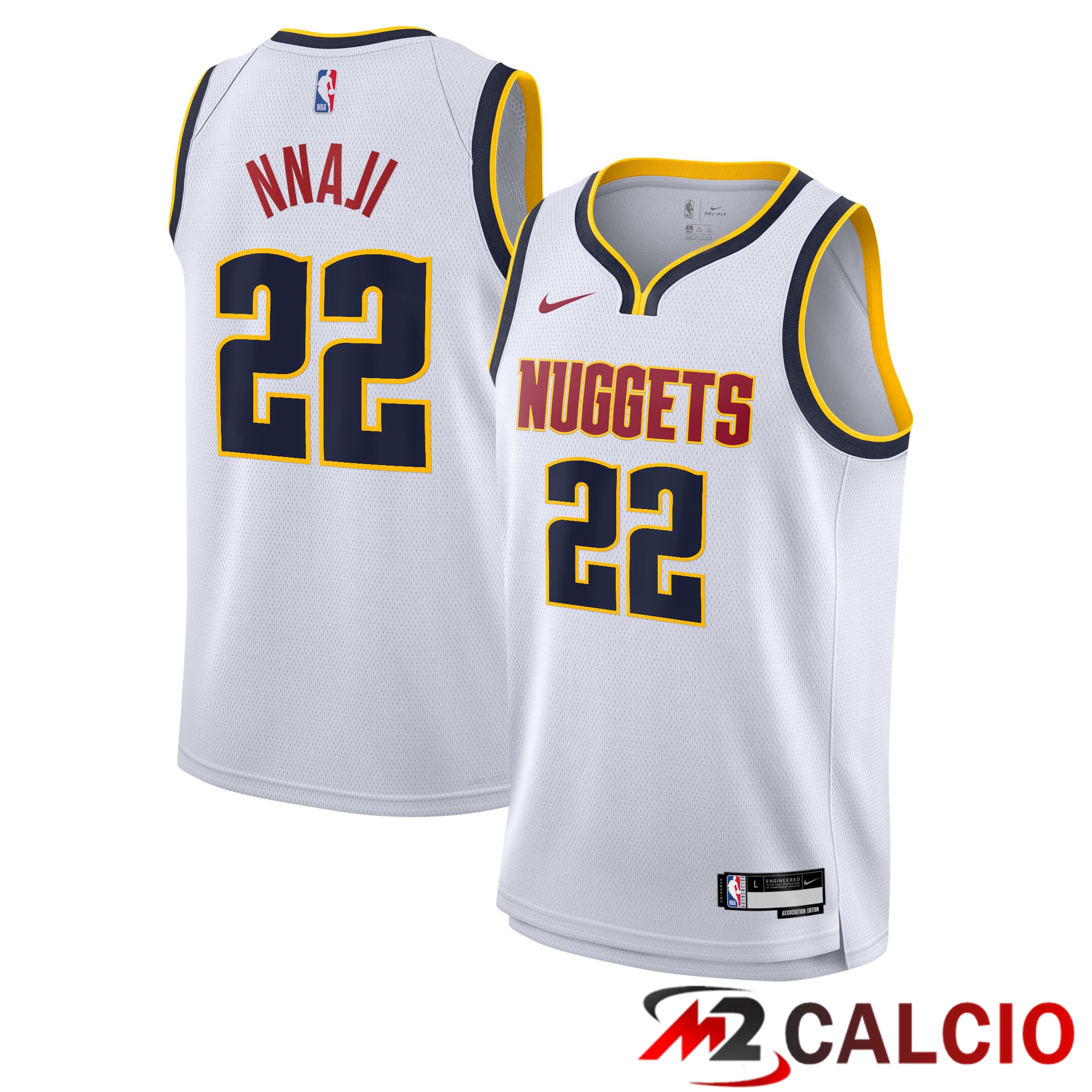 Maglie Denver Nuggets Nike Association Swingman - Bianca - Zeke Nnaji - Giovanile Maglie Denver Nuggets Nike Association Swingman - Bianca - Zeke Nnaji - Giovanile