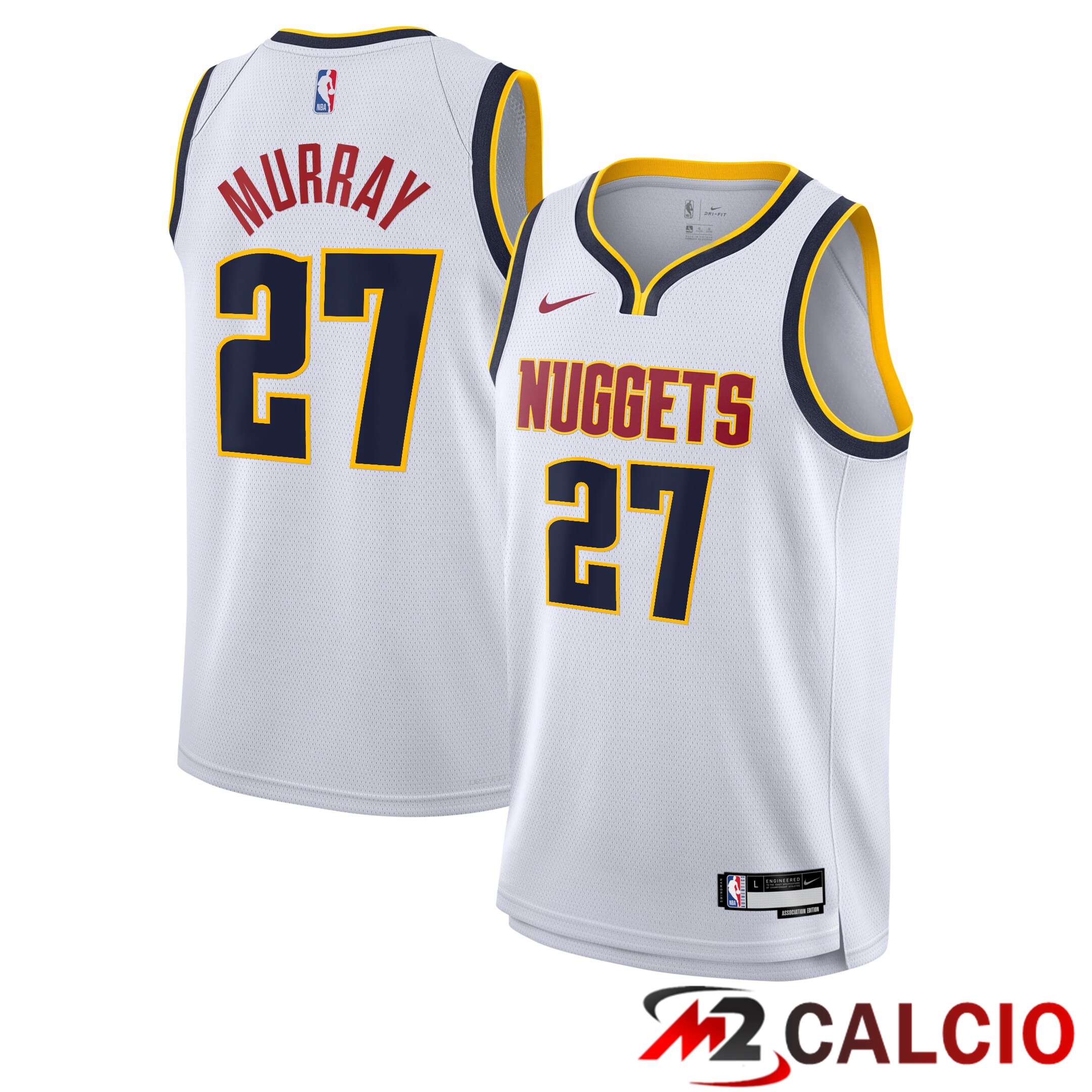 Maglie Denver Nuggets Nike Association Swingman - Bianca - Jamal Murray - Giovanile Maglie Denver Nuggets Nike Association Swingman - Bianca - Jamal Murray - Giovanile
