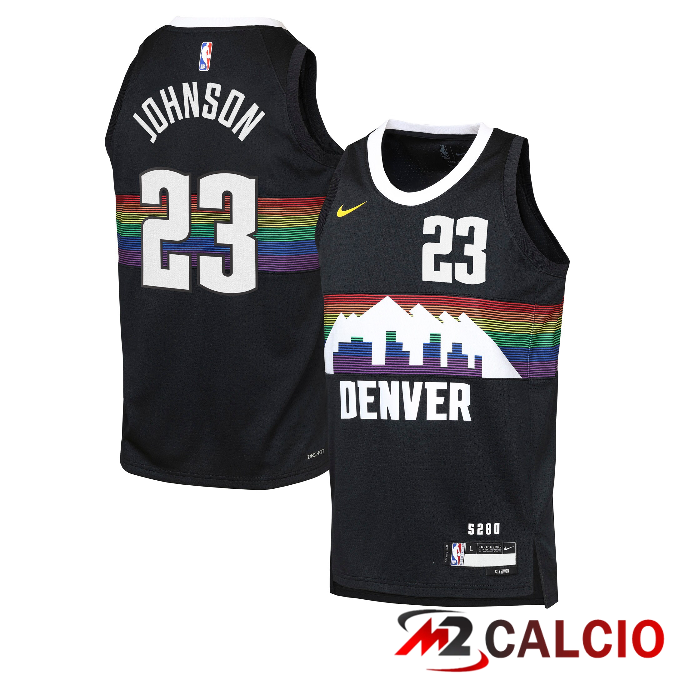 Maglie Denver Nuggets Nike 2025/26 City Edition Swingman - Nera - Cameron Johnson - Ragazzi Maglie Denver Nuggets Nike 2025/26 City Edition Swingman - Nera - Cameron Johnson - Ragazzi