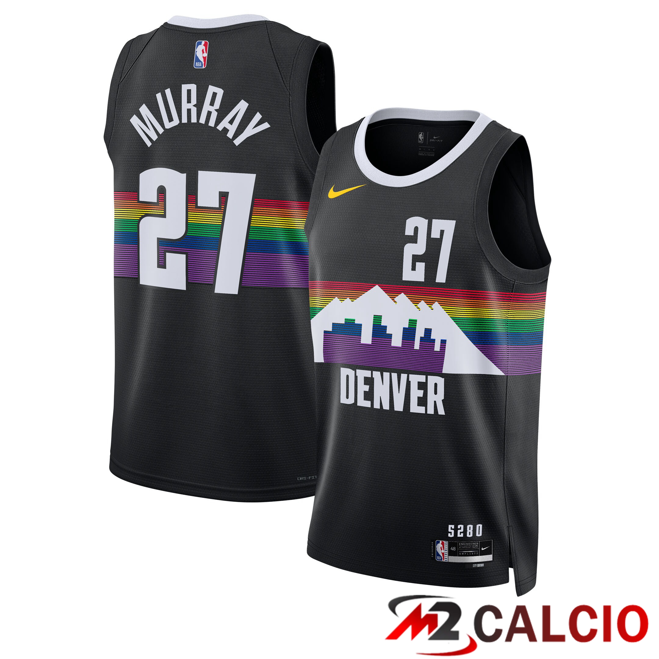 Maglie Denver Nuggets Nike 2025/26 City Edition Swingman - Nera - Jamal Murray - Unisex Maglie Denver Nuggets Nike 2025/26 City Edition Swingman - Nera - Jamal Murray - Unisex