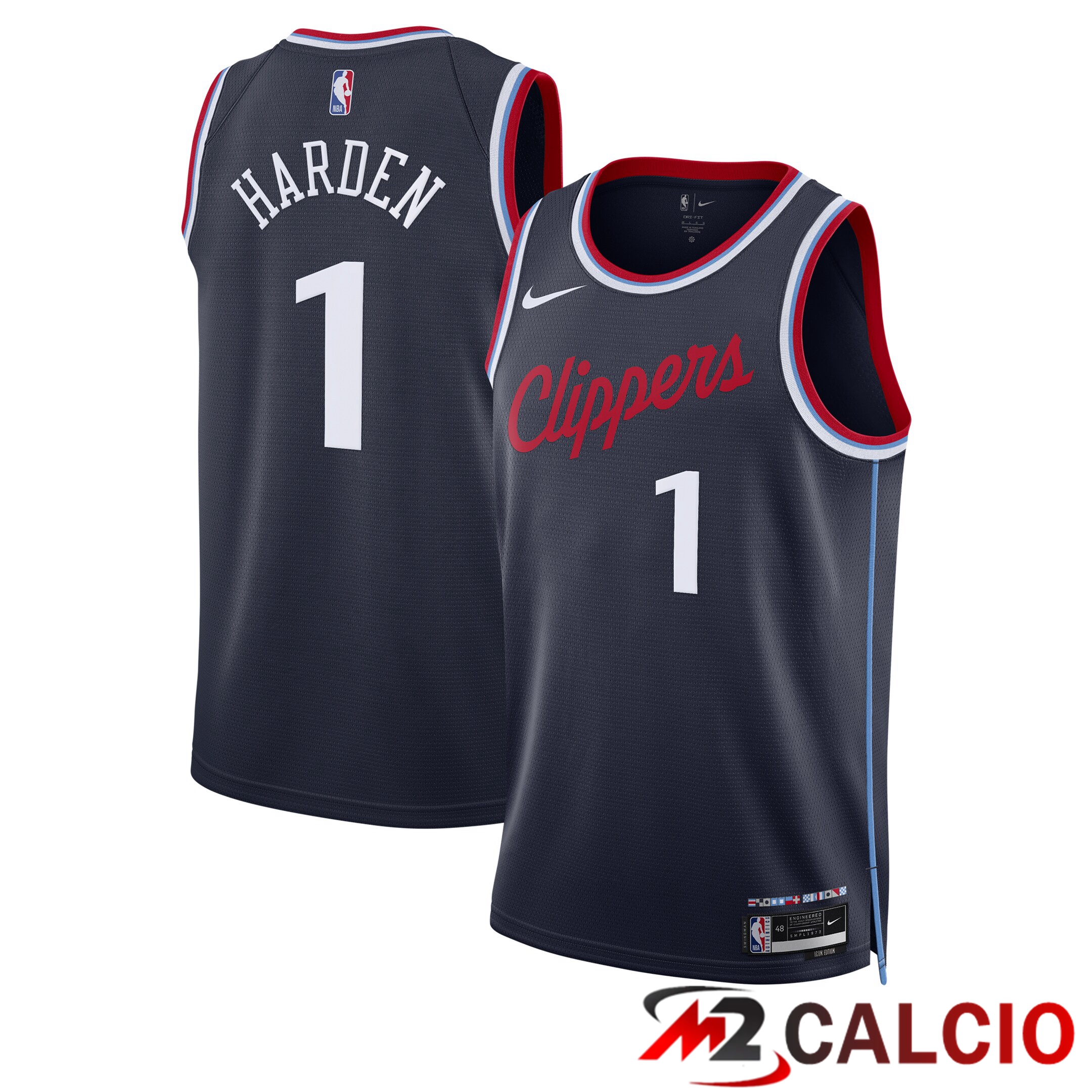 Maglie La Clippers Nike Icon Edition Swingman - Nera - James Harden - Unisex Maglie La Clippers Nike Icon Edition Swingman - Nera - James Harden - Unisex
