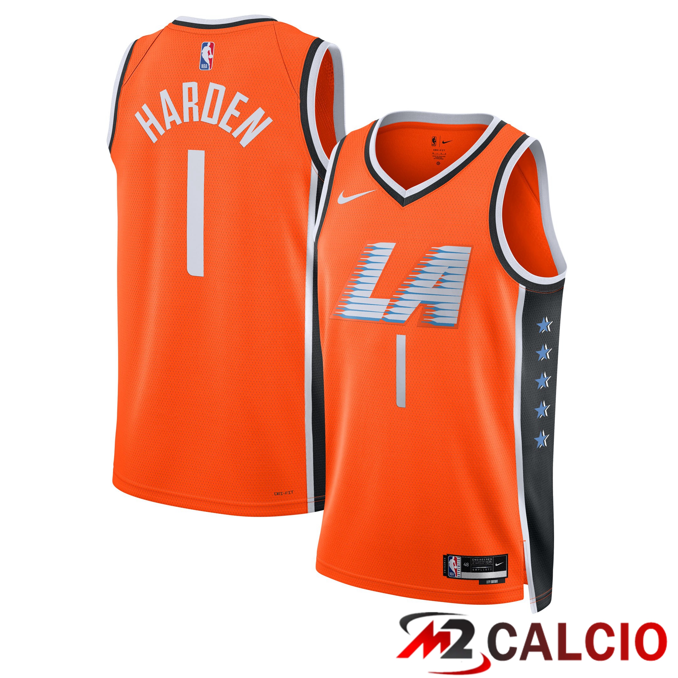 Maglie La Clippers Nike 2025/26 City Edition Swingman - Arancione - James Harden - Unisex Maglie La Clippers Nike 2025/26 City Edition Swingman - Arancione - James Harden - Unisex