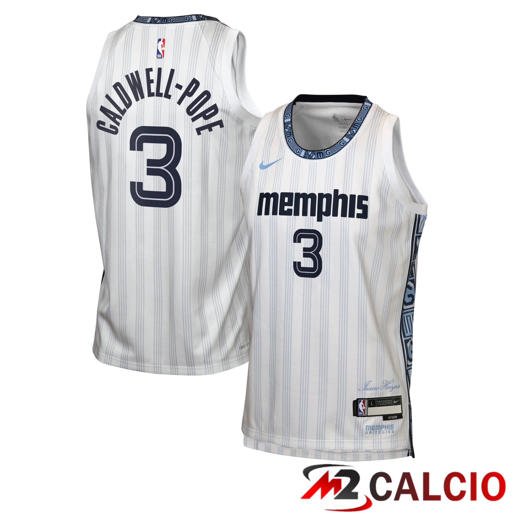 Maglie Memphis Grizzlies Nike 2025/26 City Edition Swingman - Grigia - Kentavious Caldwell-pope - Gioventu Maglie Memphis Grizzlies Nike 2025/26 City Edition Swingman - Grigia - Kentavious Caldwell-pope - Gioventu