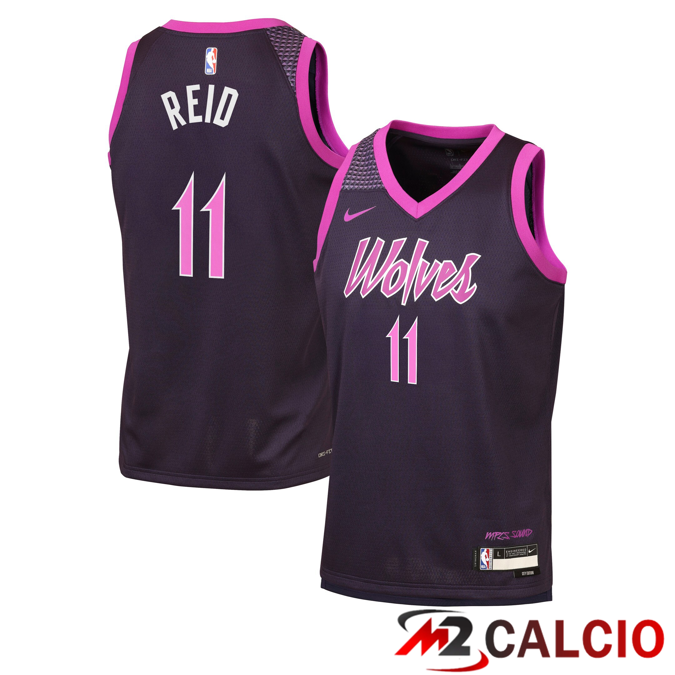 Maglie Minnesota Timberwolves Nike City Edition Swingman 2025/26 - Nera - Naz Reid - Ragazzi Maglie Minnesota Timberwolves Nike City Edition Swingman 2025/26 - Nera - Naz Reid - Ragazzi