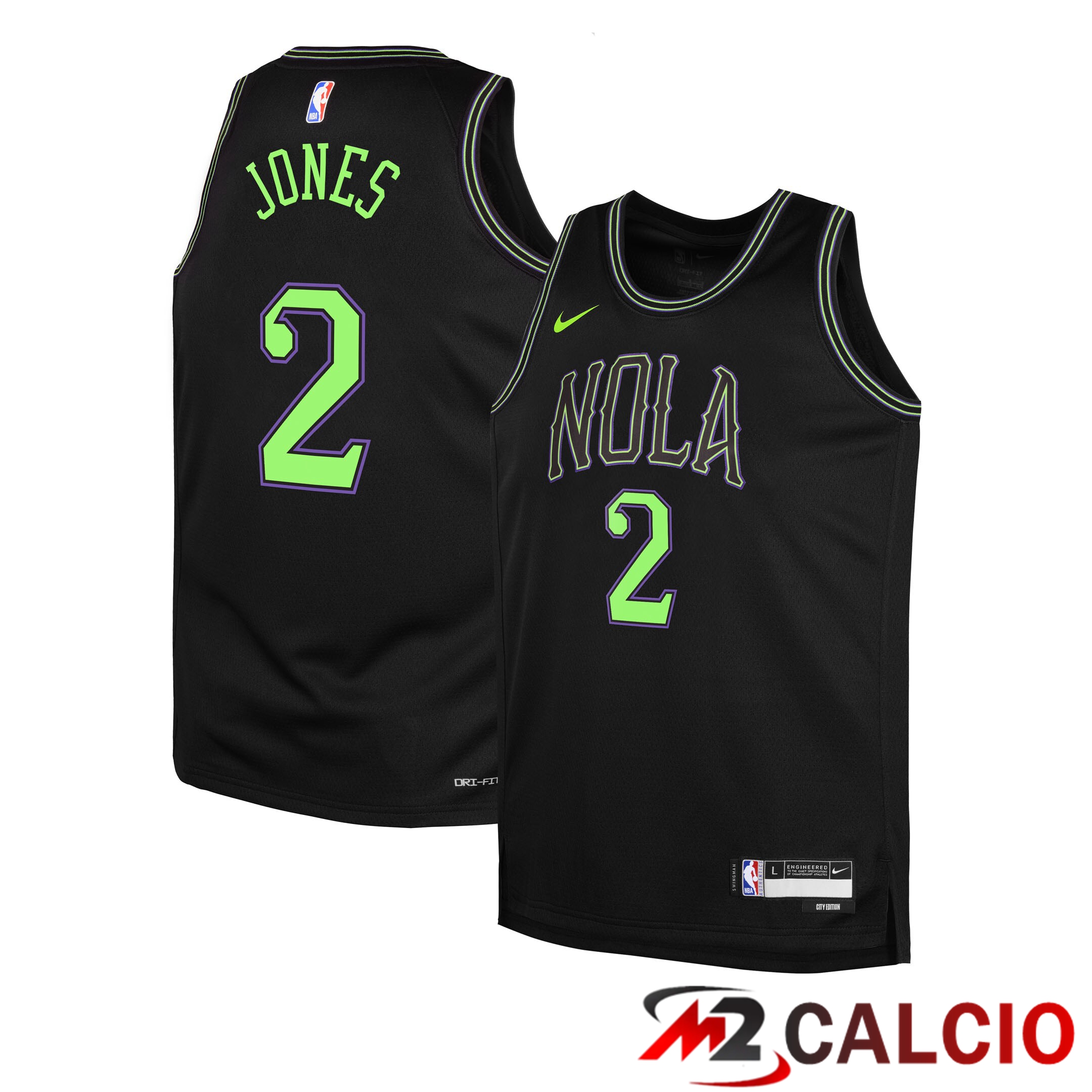 Maglie New Orleans Pelicans Nike 2025/26 City Edition Swingman - Nera - Herbert Jones - Ragazzi Maglie New Orleans Pelicans Nike 2025/26 City Edition Swingman - Nera - Herbert Jones - Ragazzi