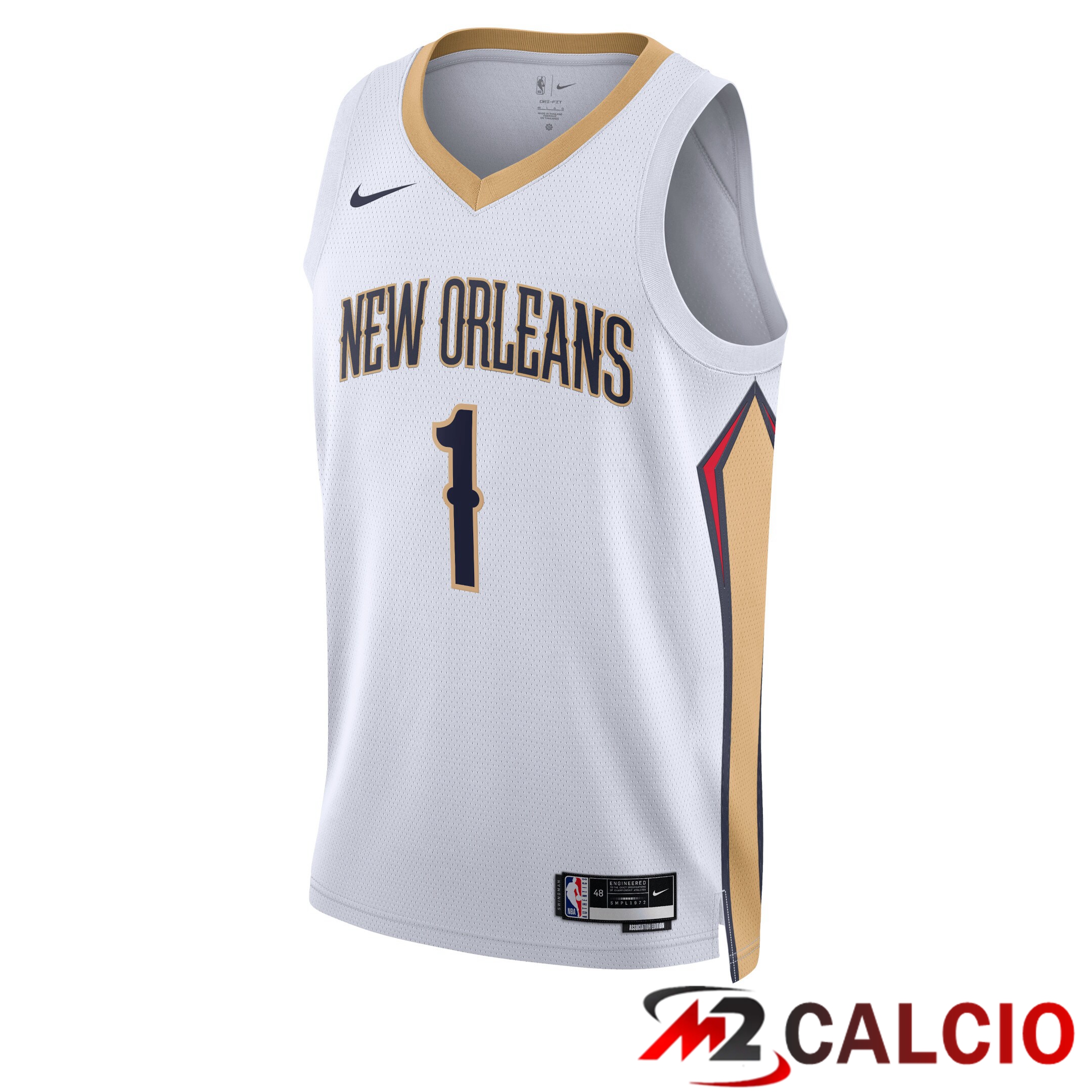 Maglie New Orleans Pelicans Nike Association Edition Swingman - Bianca - Zion Williamson - Unisex Maglie New Orleans Pelicans Nike Association Edition Swingman - Bianca - Zion Williamson - Unisex