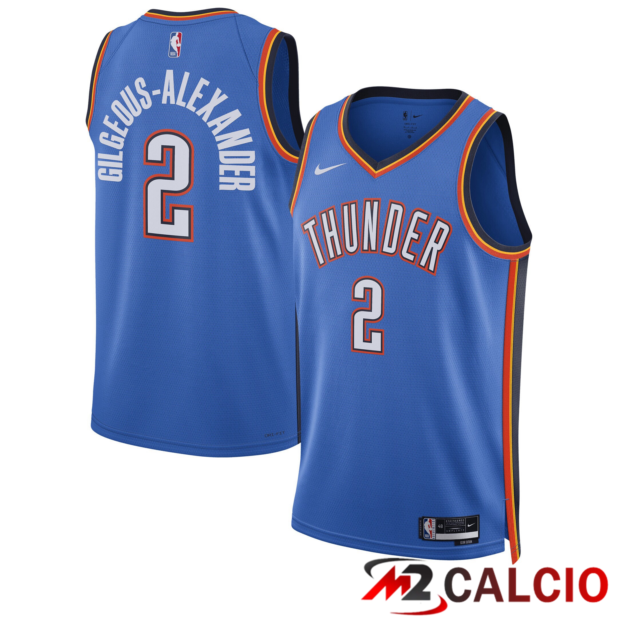 Maglie Nike Replica Icon Swingman Degli Oklahoma City Thunder - Gilgeous-alexander - Unisex Maglie Nike Replica Icon Swingman Degli Oklahoma City Thunder - Gilgeous-alexander - Unisex