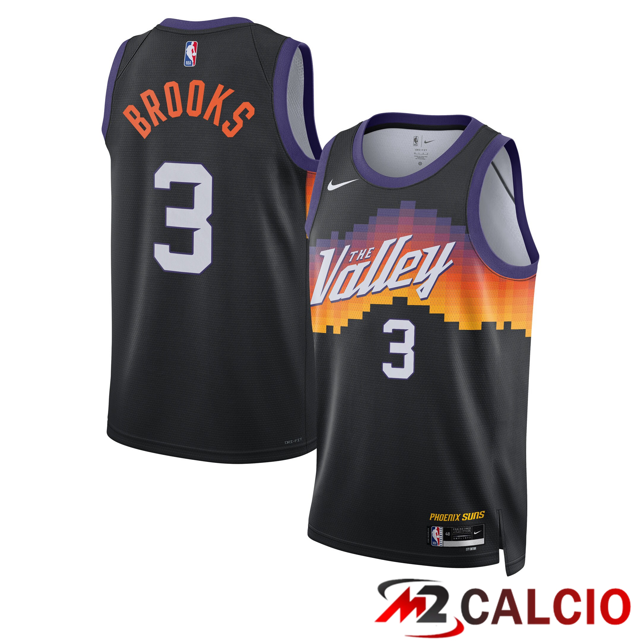 Maglie Phoenix Suns Nike 2025/26 City Edition Swingman - Nera - Dillon Brooks - Unisex Maglie Phoenix Suns Nike 2025/26 City Edition Swingman - Nera - Dillon Brooks - Unisex