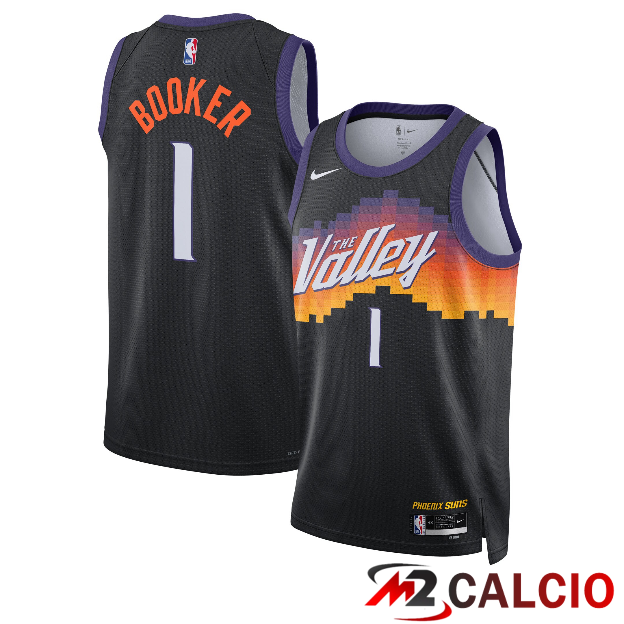 Maglie Phoenix Suns Nike City Edition Swingman 2025/26 - Nera - Devin Booker - Unisex Maglie Phoenix Suns Nike City Edition Swingman 2025/26 - Nera - Devin Booker - Unisex