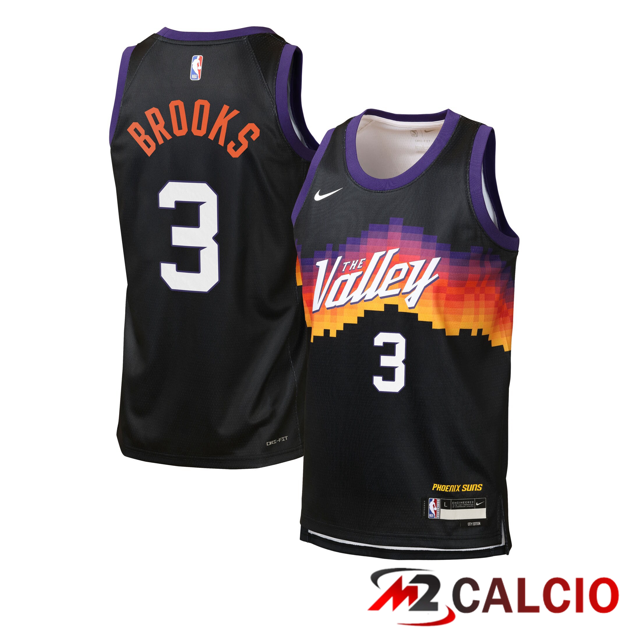 Maglie Phoenix Suns Nike 2025/26 City Edition Swingman - Nera - Dillon Brooks - Ragazzi Maglie Phoenix Suns Nike 2025/26 City Edition Swingman - Nera - Dillon Brooks - Ragazzi