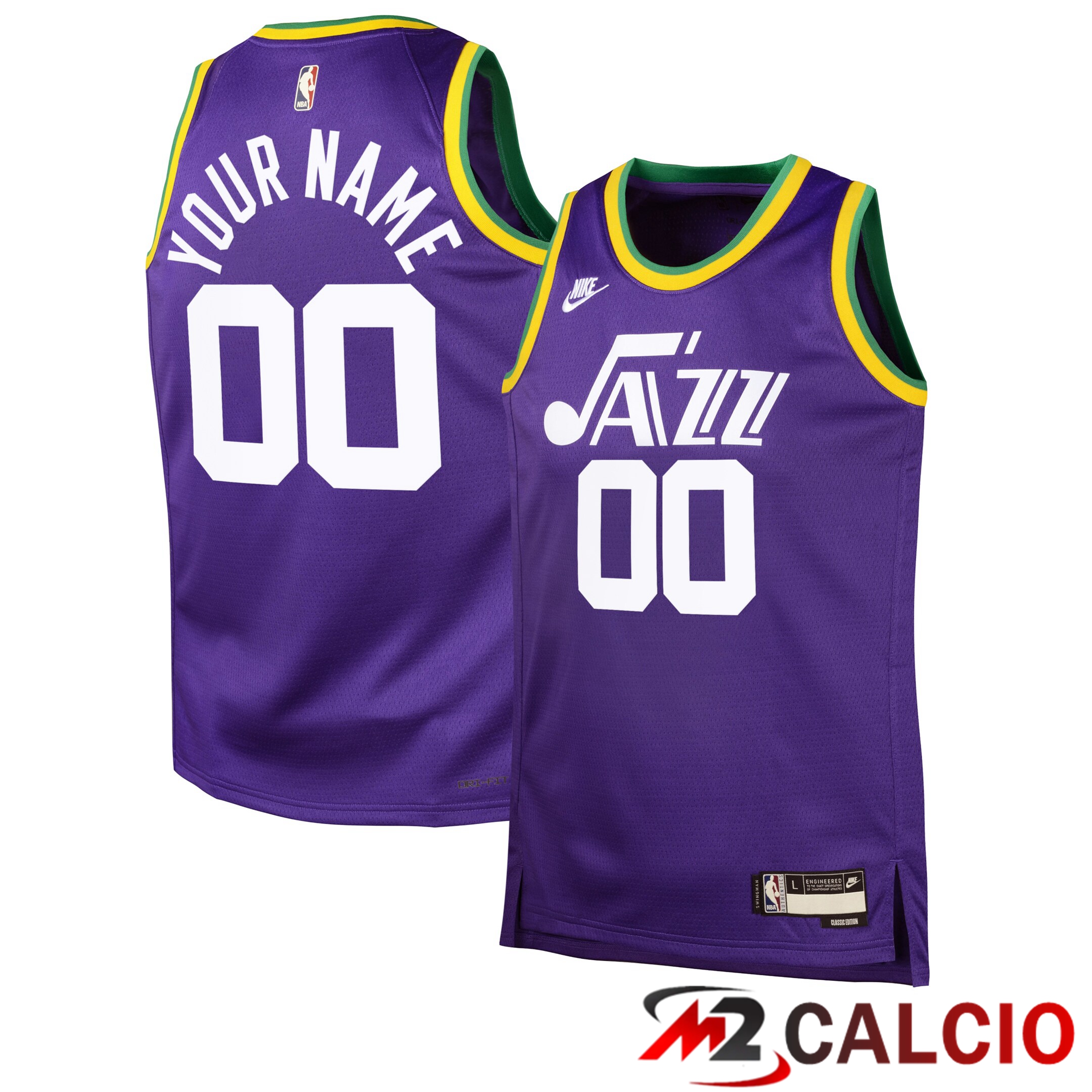 Maglie Utah Jazz Nike Hardwood Classic Edition Swingman - Custom - Gioventu Maglie Utah Jazz Nike Hardwood Classic Edition Swingman - Custom - Gioventu