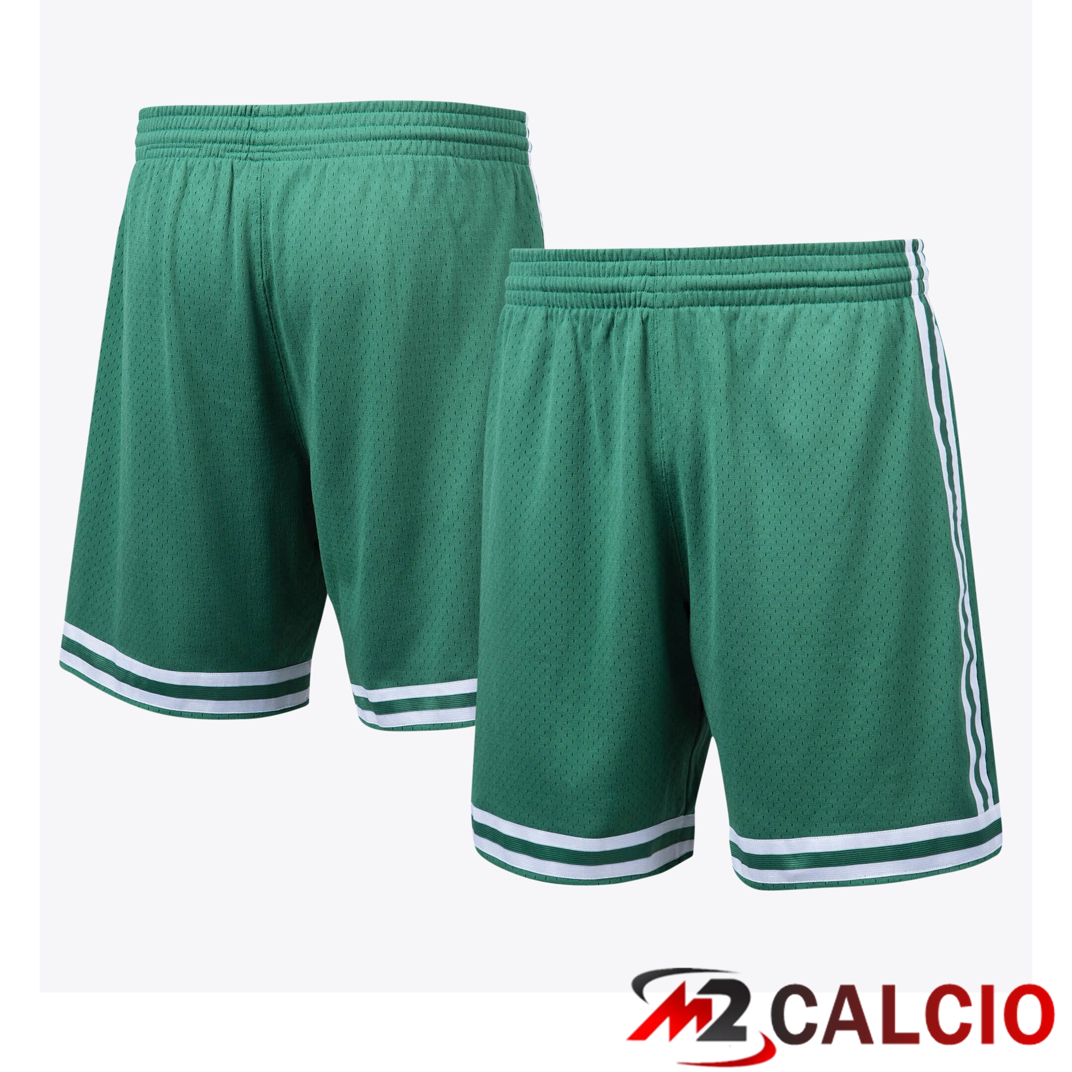 Pantaloncini Boston Celtics Road Swingman - Hardwood Classics Di Mitchell & Ness - Uomo Pantaloncini Boston Celtics Road Swingman - Hardwood Classics Di Mitchell & Ness - Uomo