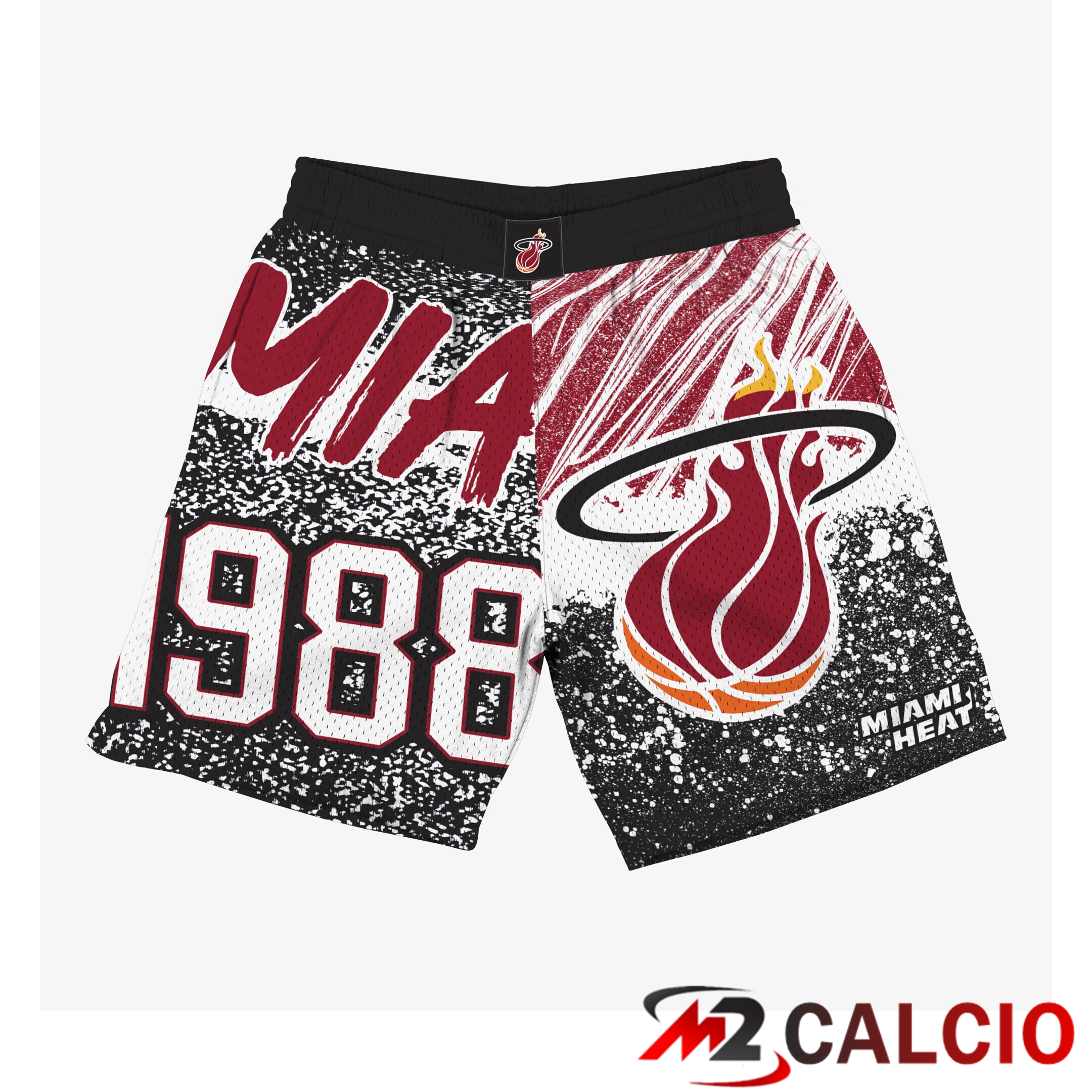 Pantaloncini Miami Heat Mitchell & Ness Jumbotron Con Stampa Sublimatica Pantaloncini Miami Heat Mitchell & Ness Jumbotron Con Stampa Sublimatica