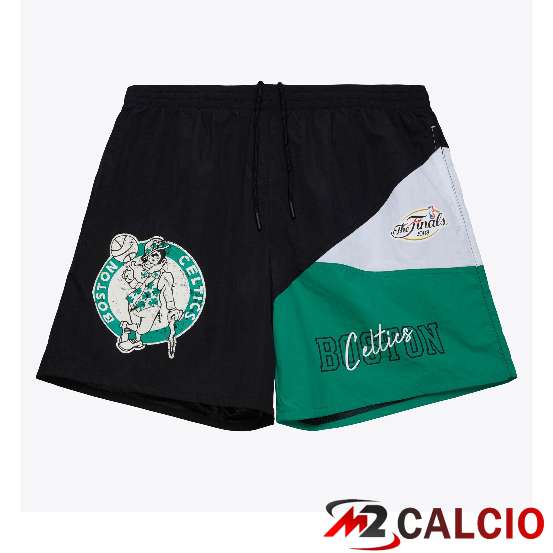 Pantaloncini In Tessuto Mitchell & Ness Dei Chicago Bulls Con Logo Vintage