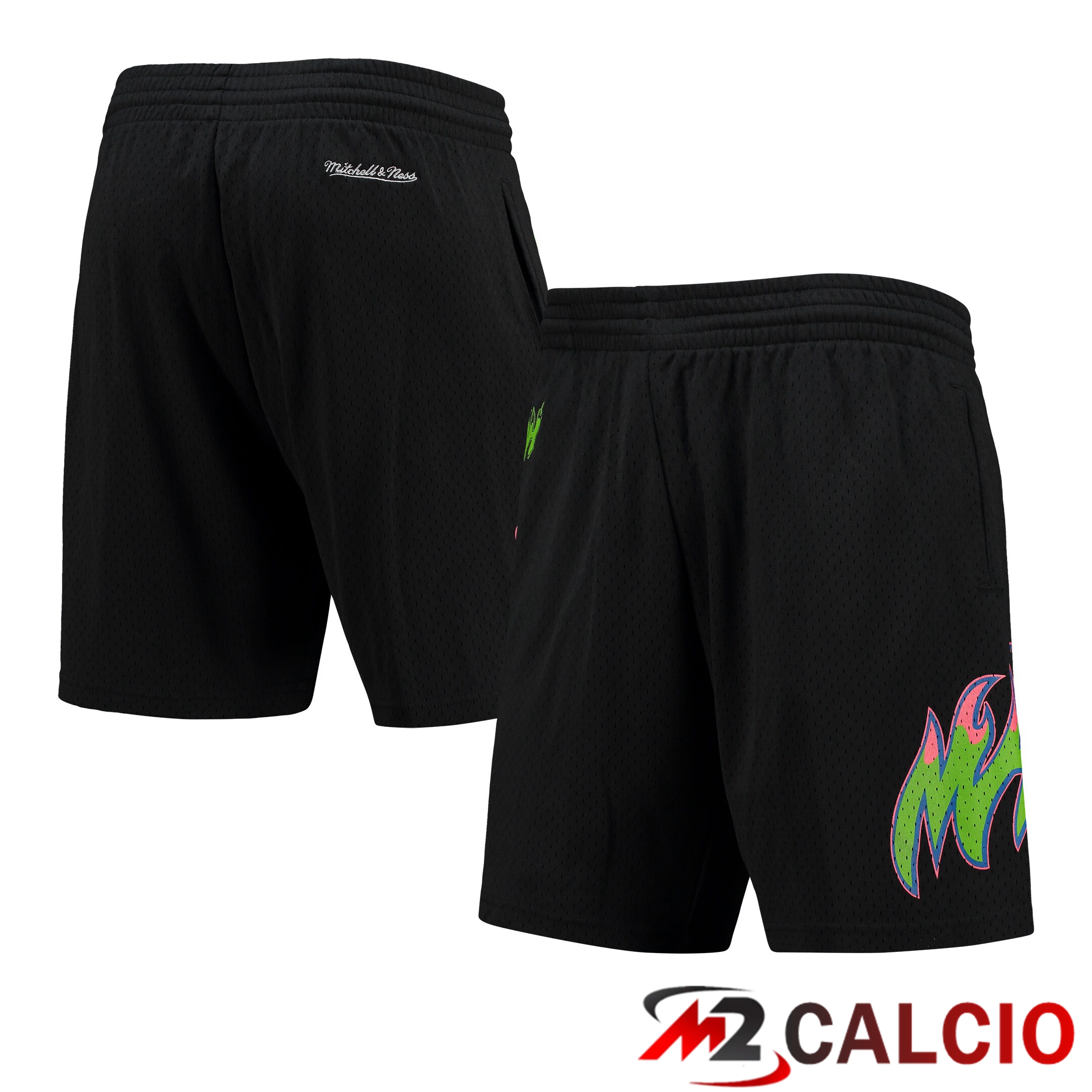 Pantaloncini Da Uomo Mitchell & Ness Black Miami Heat Hardwood Classics Color Bomb Energy Pantaloncini Da Uomo Mitchell & Ness Black Miami Heat Hardwood Classics Color Bomb Energy