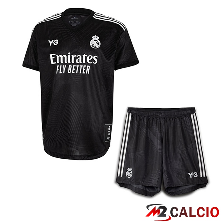 Maglie Calcio Real Madrid Bambino Quarta Nero 2021/2022