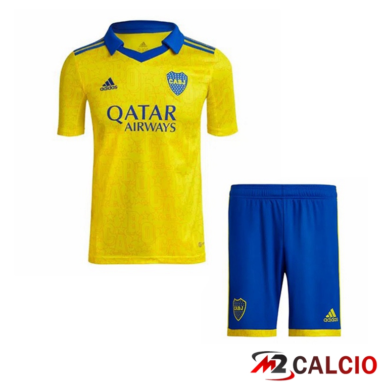 Maglie Calcio Boca Juniors Bambino Terza Giallo 2022/2023