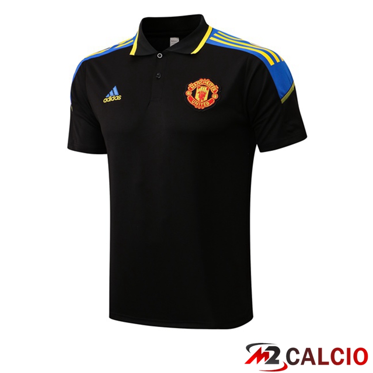 Maglia Polo Manchester United Nero 2021/2022