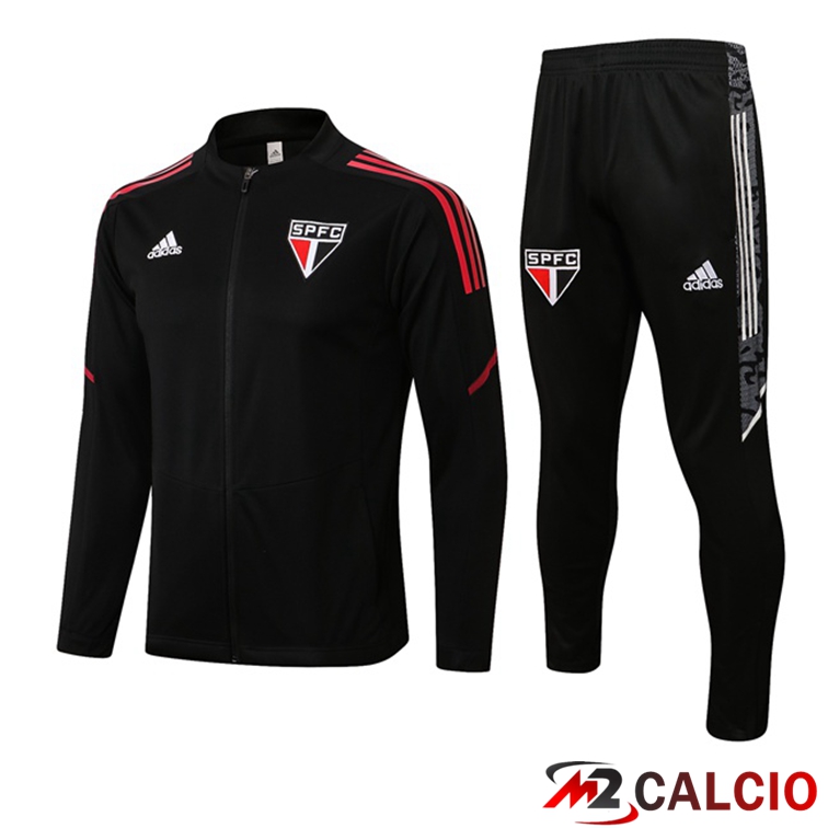 Insieme Tuta Calcio Sao Paulo FC Nero 2022/2023
