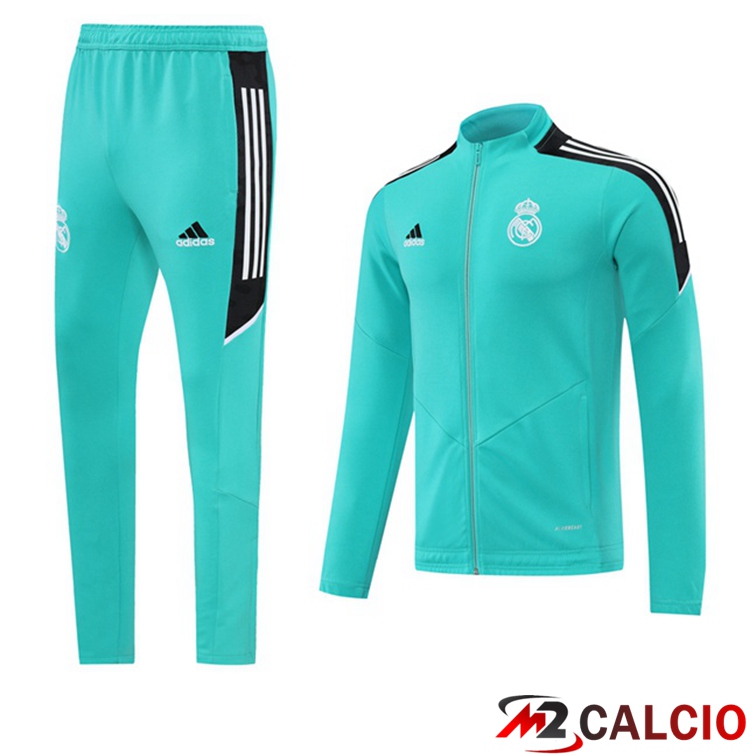 Insieme Tuta Calcio - Giacca Real Madrid Verde 2022/2023