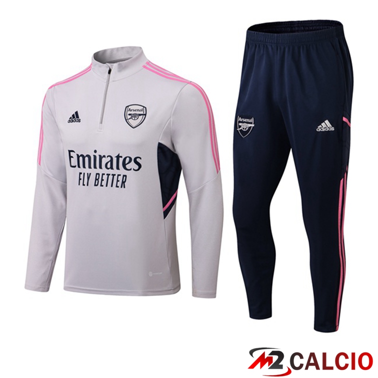 Insieme Tuta Calcio Arsenal Grigio 2022/2023