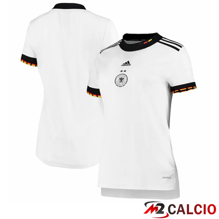 Maglia calcio Germania Donna Prima Bianco Euro 2022 femminile