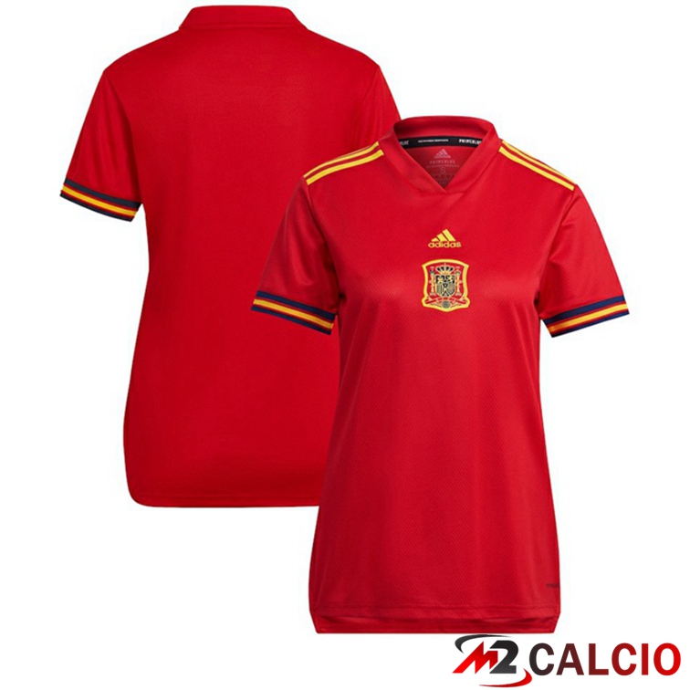 Maglia calcio Spagna Donna Prima Rosso Euro 2022 femminile