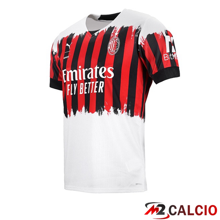 Maglie Calcio AC Milan Quarta Rosso Bianco 2021/2022