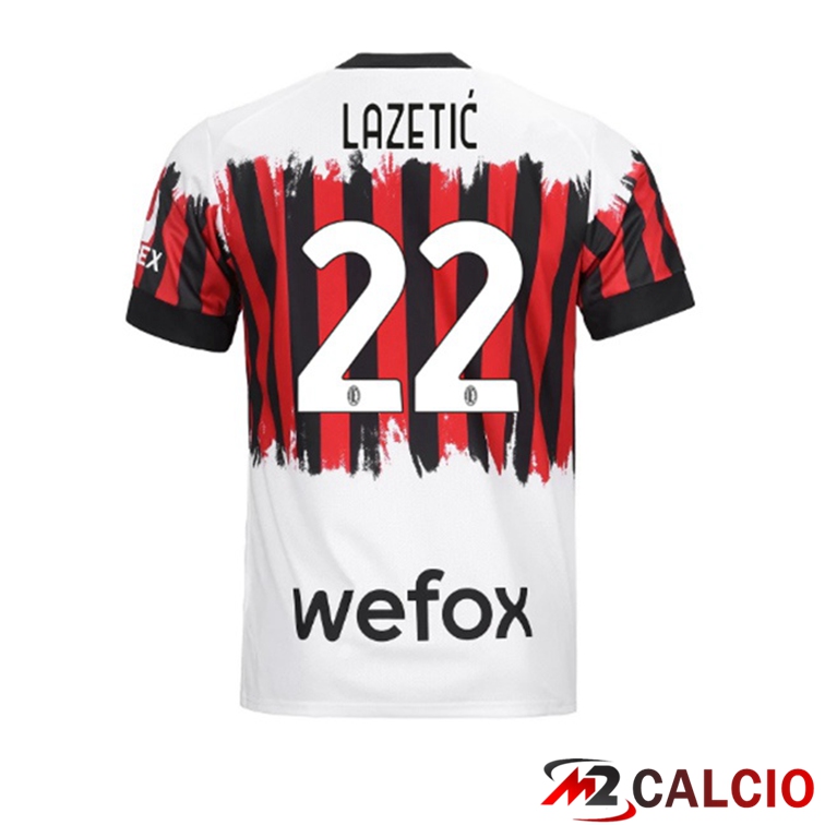 Maglie Calcio AC Milan (LAZETIĆ 22) Quarta 2021/2022