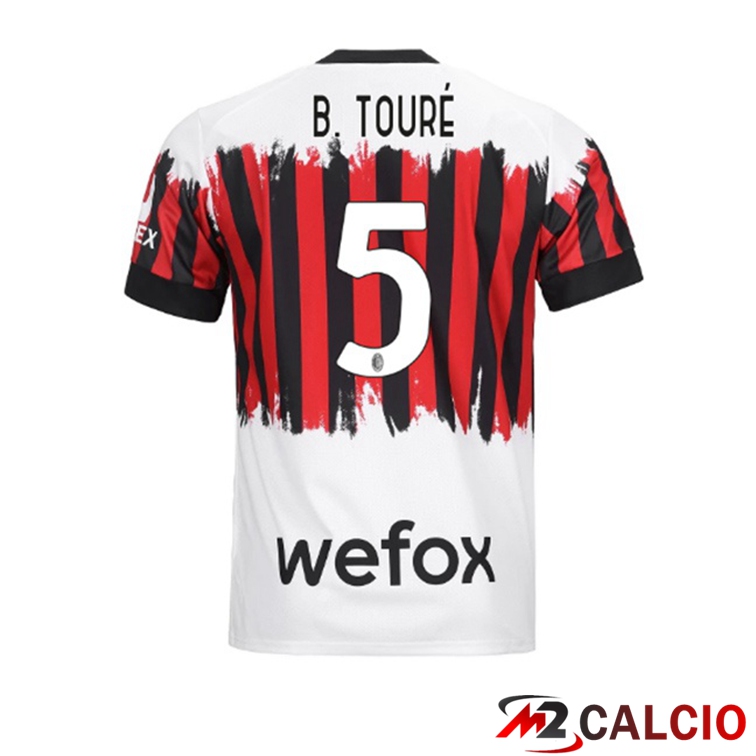 Maglie Calcio AC Milan (B. TOURÉ 5) Quarta 2021/2022