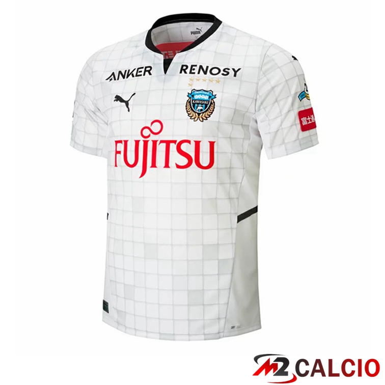 Maglie Calcio Kawasaki Frontale Seconda Bianco 2022
