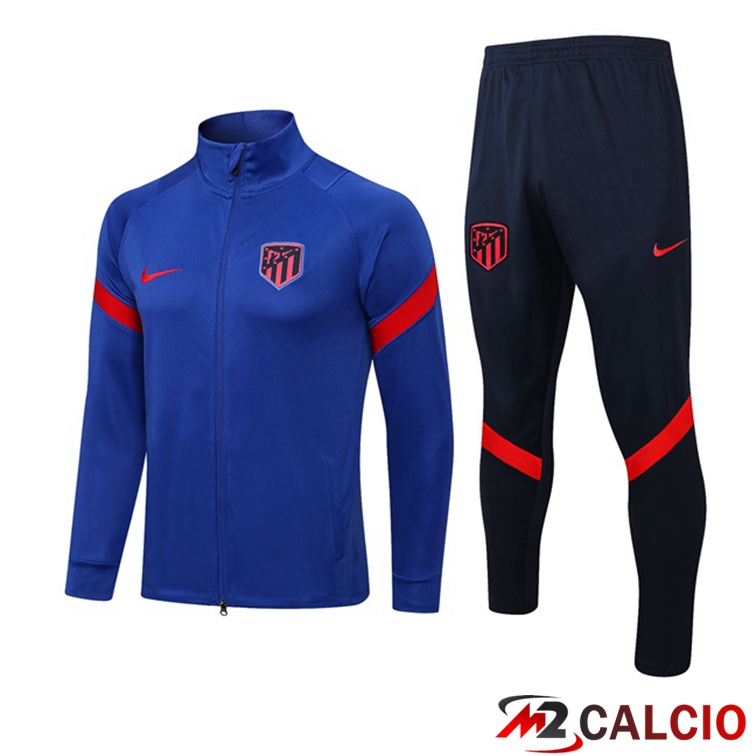 Insieme Tuta Calcio - Giacca Atletico Madrid Blu 2022/2023
