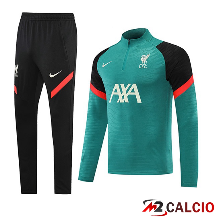 Insieme Tuta Calcio FC Liverpool Verde Nero 2022/2023