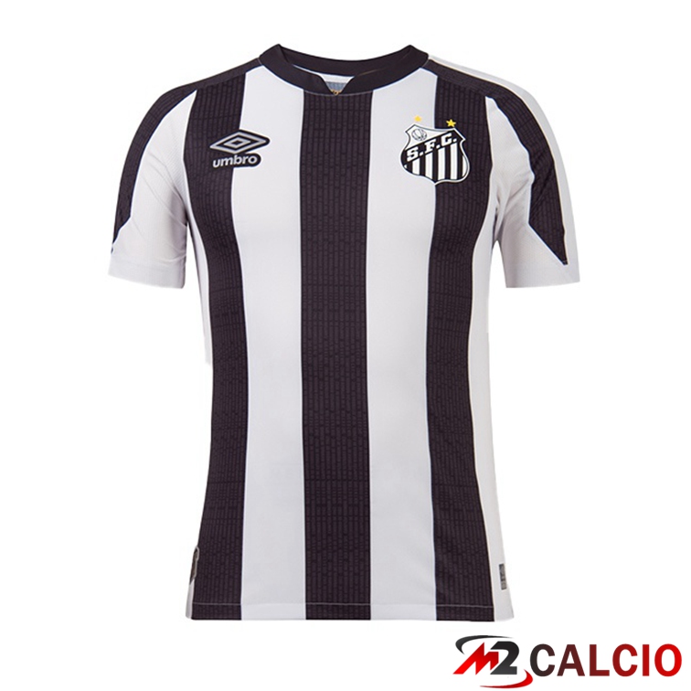 Maglie Calcio Santos FC Seconda Bianco Nero 2022/2023