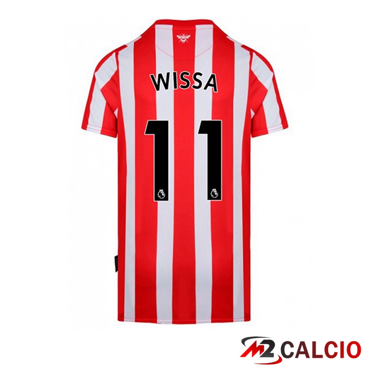 Maglie Calcio Brentford FC (WISSA 11) Prima Rosso Bianco 2022/2023
