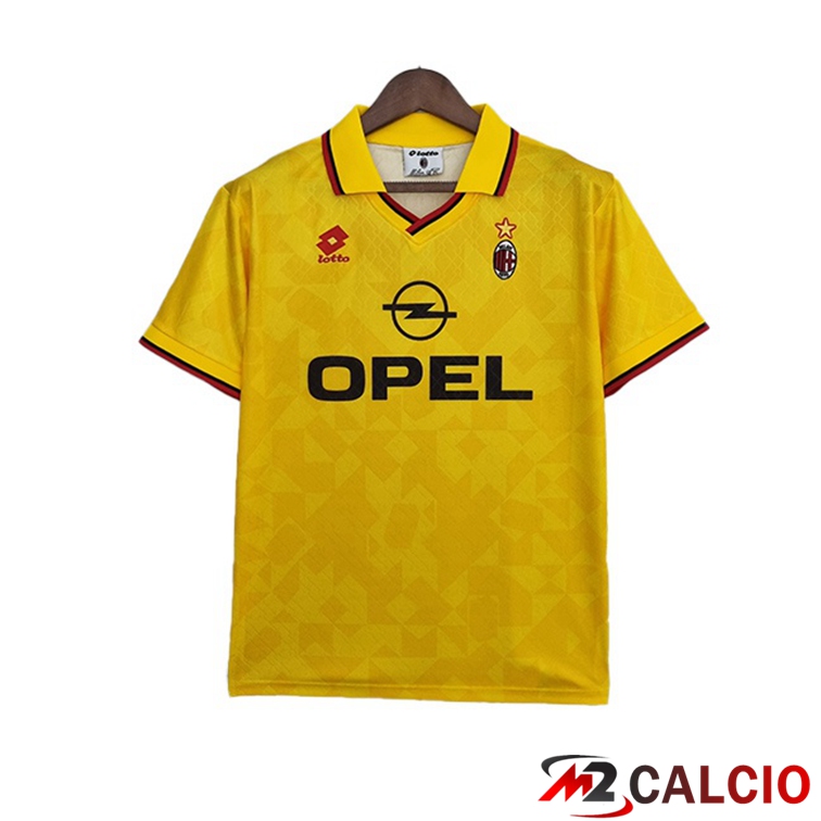 Maglie Calcio AC Milan Retro Seconda Giallo 1995-1996