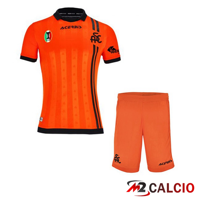 Maglie Calcio Spezia Calcio Bambino Terza Arancia 21/22