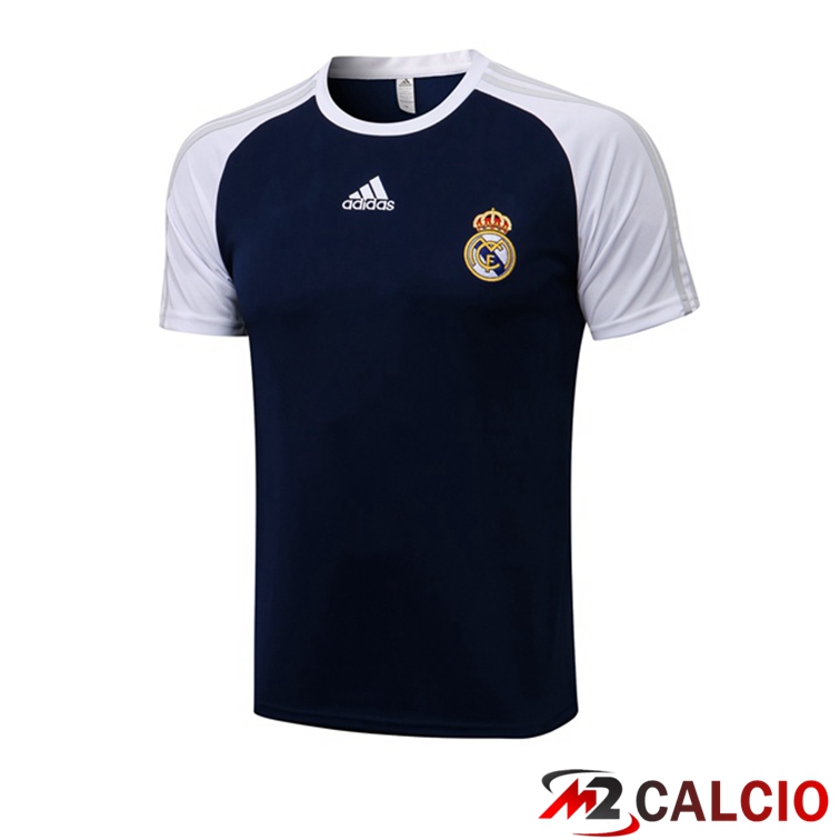 Tuta Maglie Allenamento Real Madrid Blu Royal Bianco 2021/2022