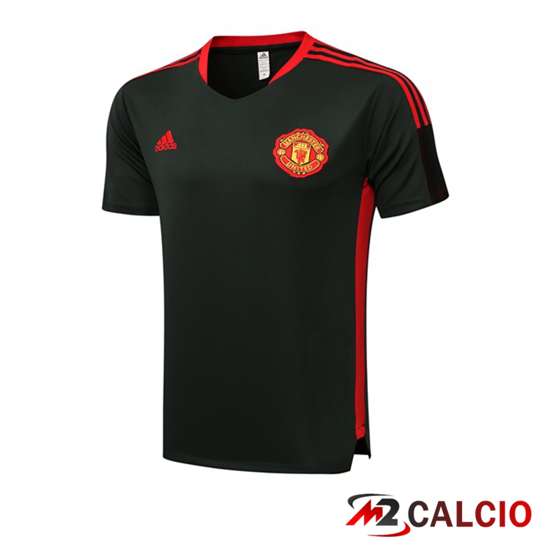 Tuta Maglie Allenamento Manchester United Verde Scuro 2021/2022