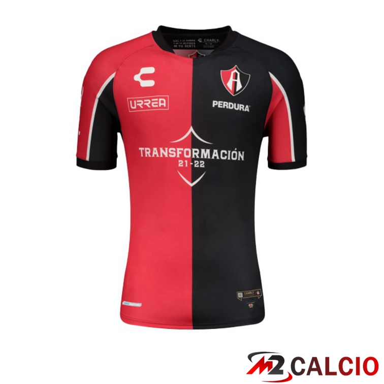 Maglia Atlas FC Prima Rosso Nero 2021/22
