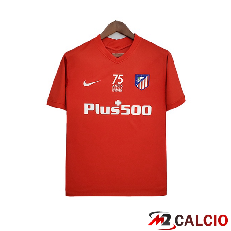 Maglia Calcio Atletico Madrid Édition 75e Anniversaire Rosso 2021/2022