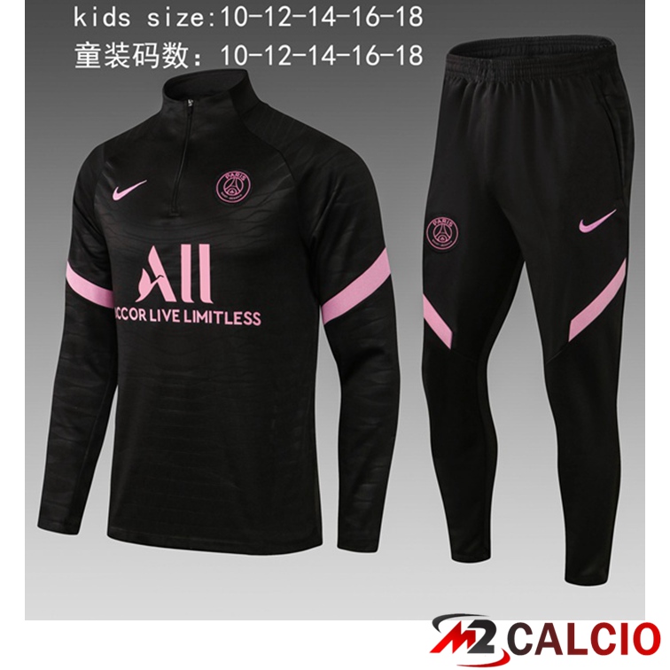 Tuta da Allenamento Paris PSG Bambino Nero 2021/2022