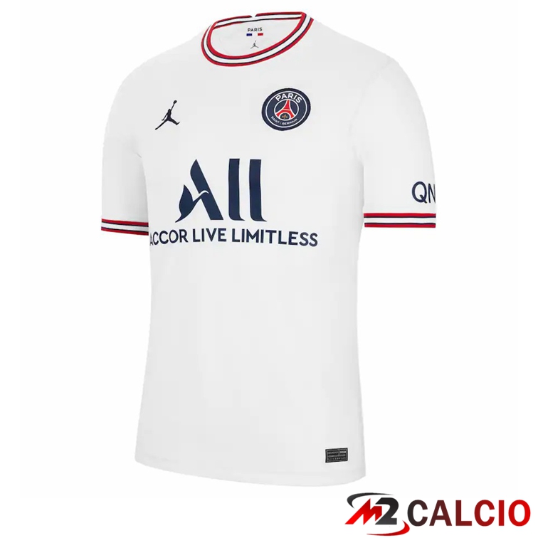Maglia Jordan Paris PSG Quattro Bianco 2021/2022