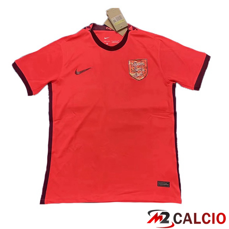 Maglie Calcio Nazionali Inghilterra Seconda Rosso Versione Trapelata Coppa del Mondo 2022