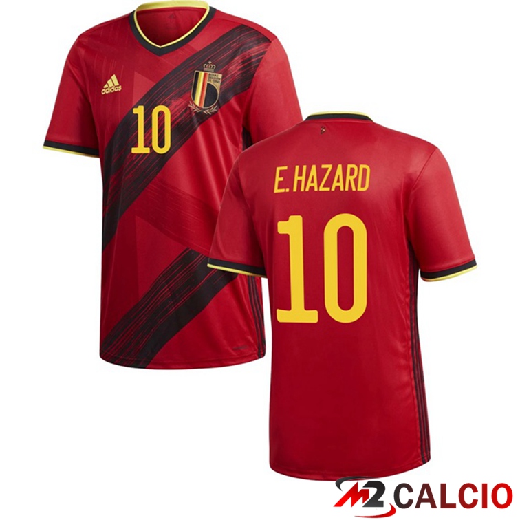 Maglia Nazionale Belgio (E.HAZARD 10) Prima 2020/2021