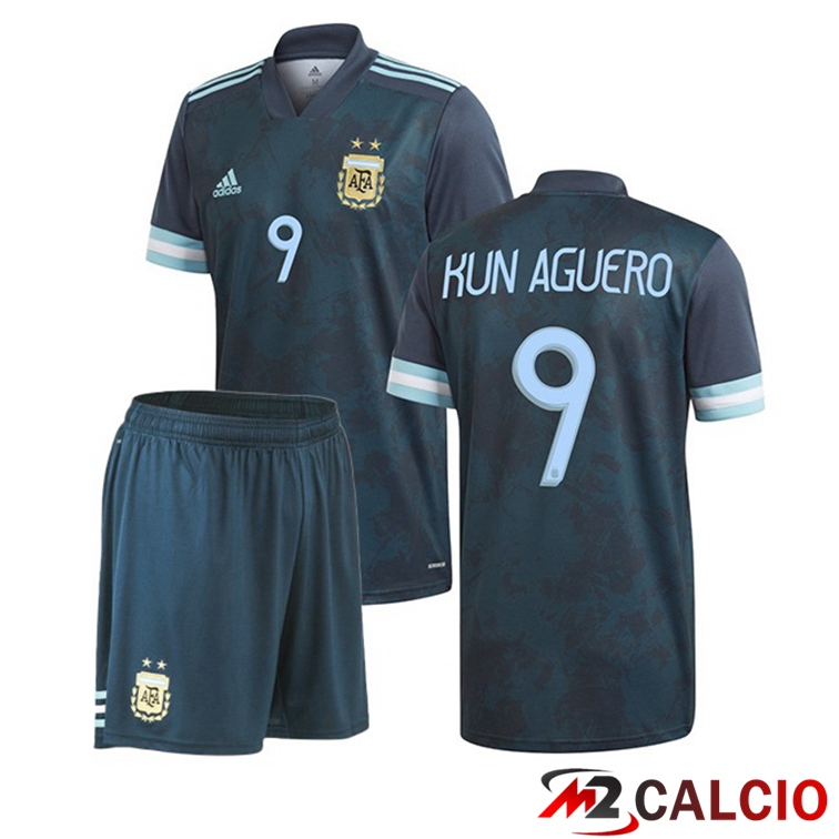 Maglia Nazionale Argentina (KUN AGÜERO 9) Bambino Seconda 2020/2021