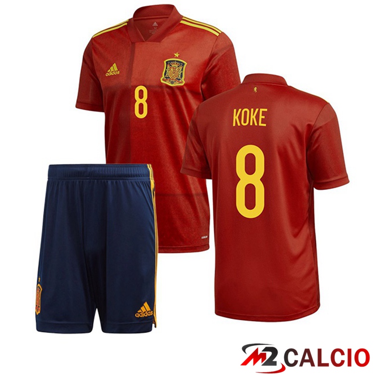 Maglia Nazionale Spagna (KOKE 8) Bambino Prima 2020/2021