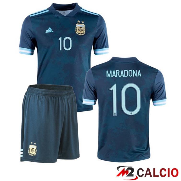 Maglia Nazionale Argentina (MARADONA 10) Bambino Seconda 2020/2021